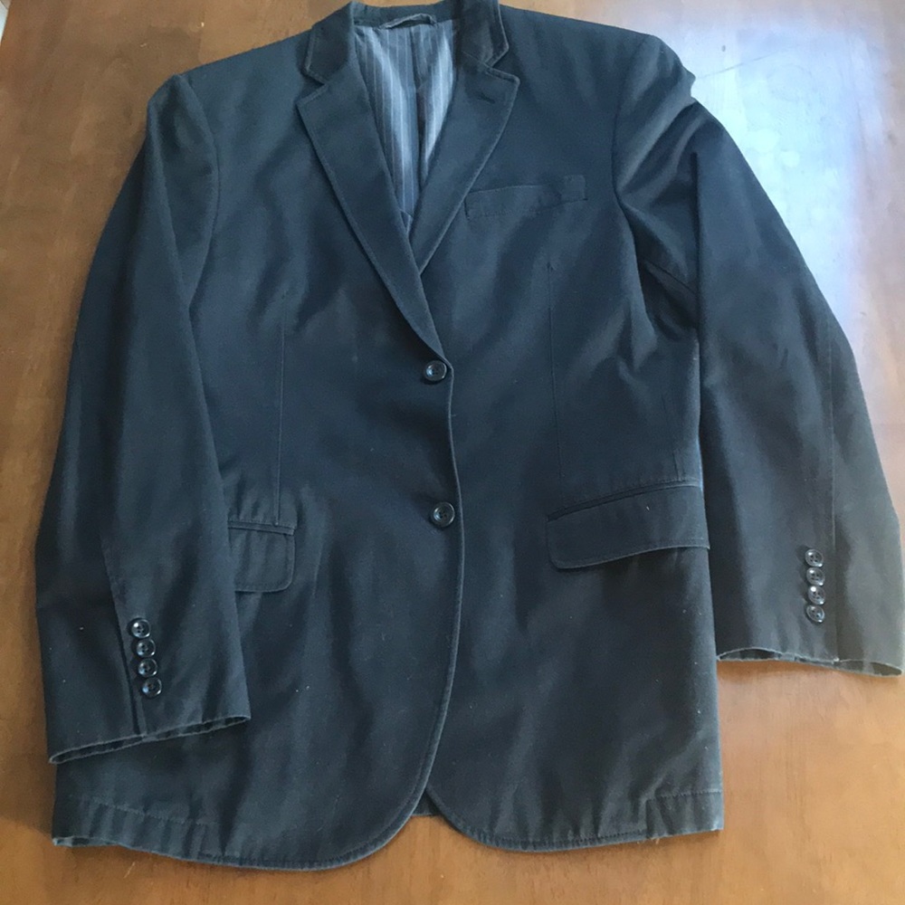 Men’s Calvin Klein Black Cotton Blazer